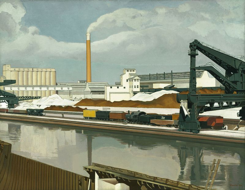 'Paisaje americano' (1930). Charles Sheeler.