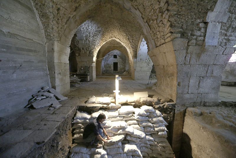 Amit Reiem, director de la excavación de la Autoridad de Antigüedades de Israel