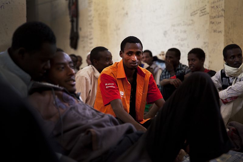 Taju Hassane, un padre de familia de 31 años, que espera para ser deportado y que ha narrado su odisea a MSF.