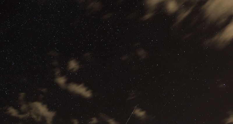 Otra vista desde Madrid del cielo durante las Perseidas.