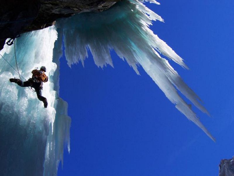 Escalada en cascada de hielo