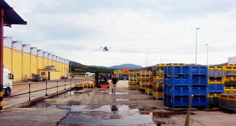 España a ras de cielo - El octocóptero