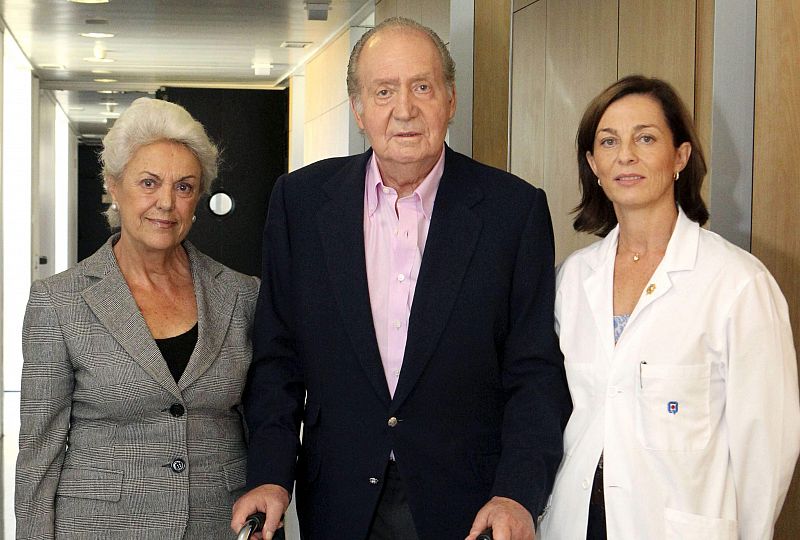 EL REY RECIBE EL ALTA HOSPITALARIA