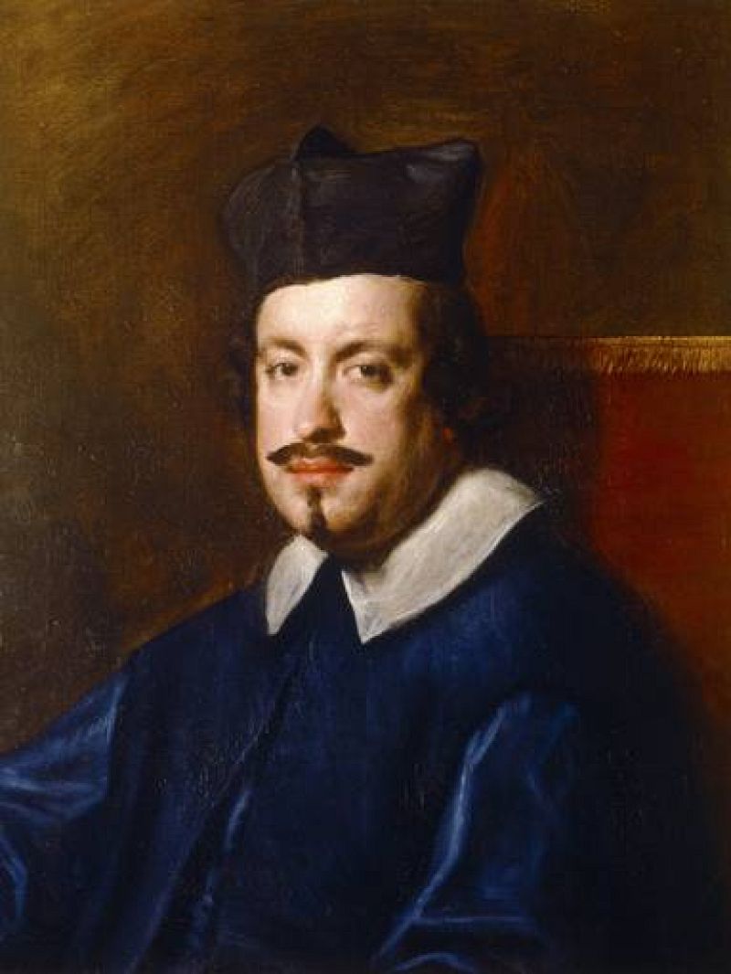 CARDINAL CAMILLO MASSIMI by Velazquez (1599 - 1660) can be found in The Spanish Room at Kingston Lacy, Dorset