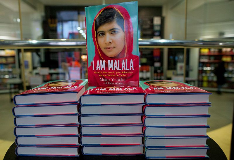 La autobiografía de Malala, en una librería de Londres