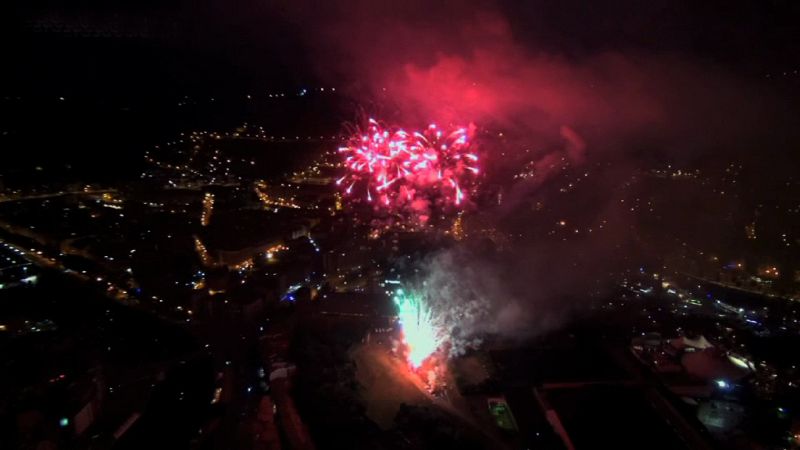 España a ras de cielo - España de noche