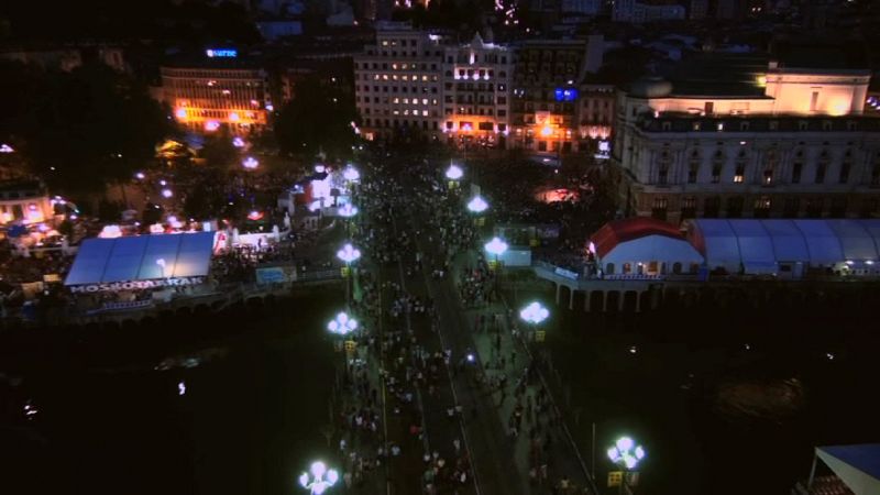 España a ras de cielo - España de noche