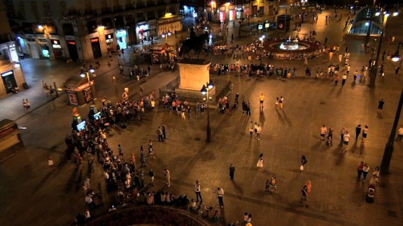 España a ras de cielo - España de noche