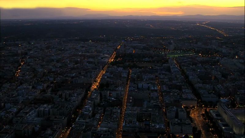 España a ras de cielo - España de noche