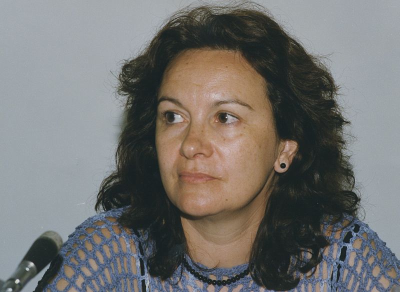 Imagen de archivo de la escritora Clara Sánchez  en 1997