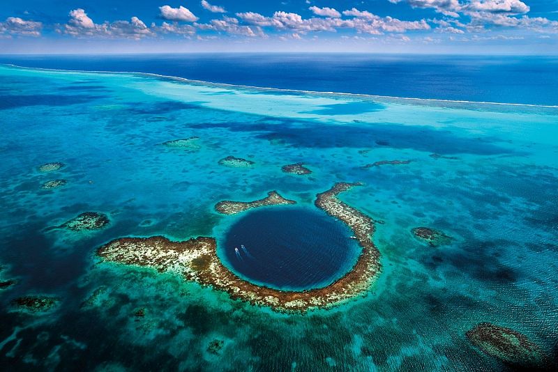 El Gran Agujero Azul, atolón de Lighthouse Reef, Belice