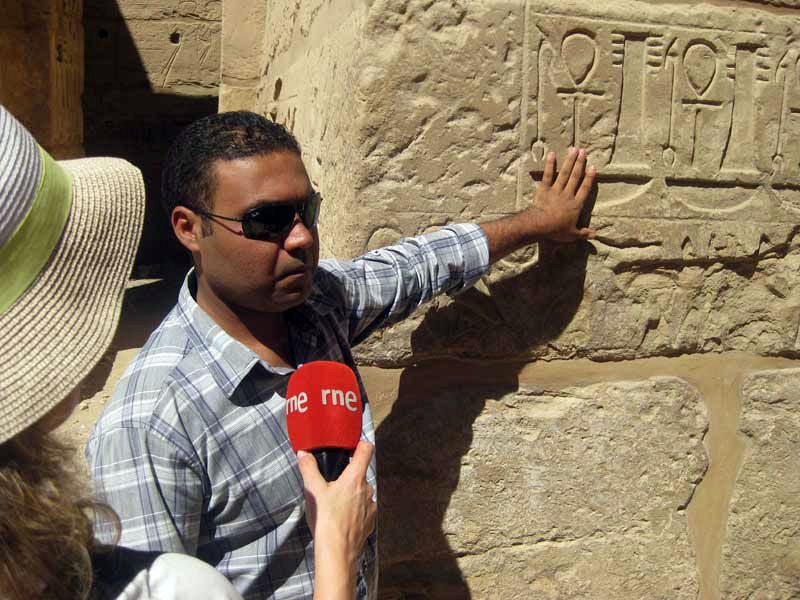 Interpretamos la escritura jeroglífica en el templo de Karnak