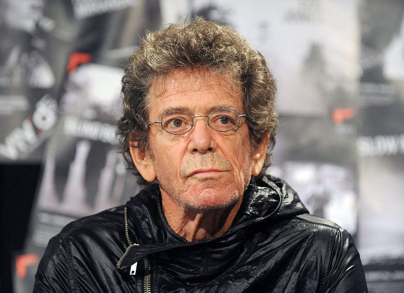 Lou Reed durante una rueda de prensa en 2010.