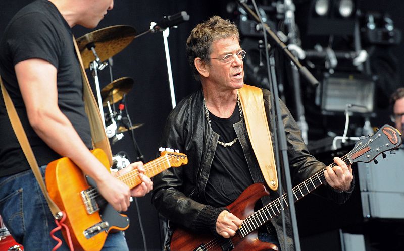 Lou Reed durante un concierto en el Festival de Carhaix, en Reino Unido, en 2011.