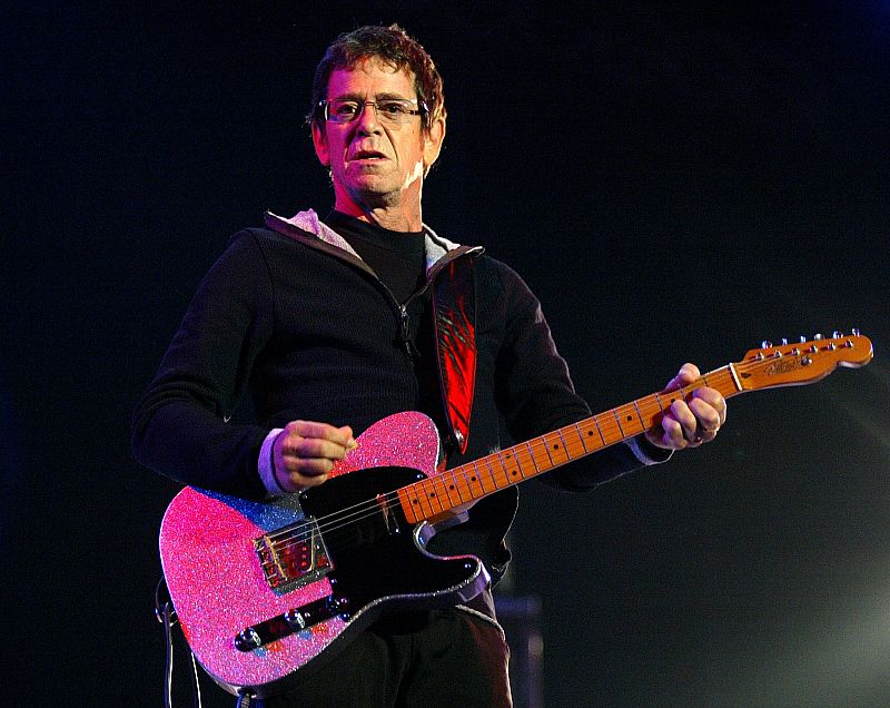 Lou Reed en un concierto en Santiago de Compostela en 2004.