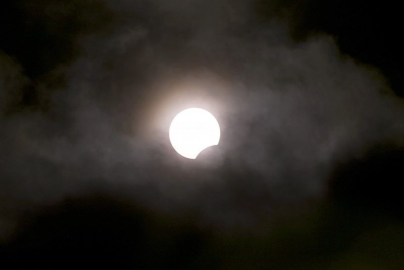 Partial solar eclipse in Portugal