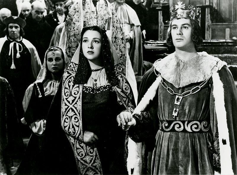 Como Isabel la Católica en 'Alba de América' (1952)
