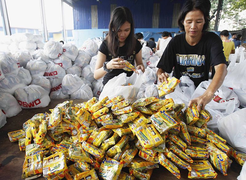 Graves daños en Filipinas tras el paso del supertifón 'Haiyan'
