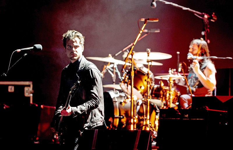 Los componentes de Kings of Leon en los EMA