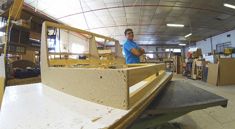 La fabricación del sofá