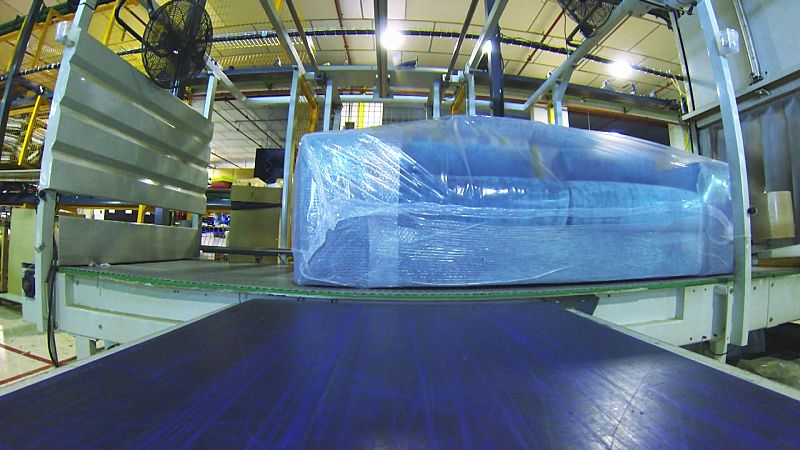 La fabricación del sofá