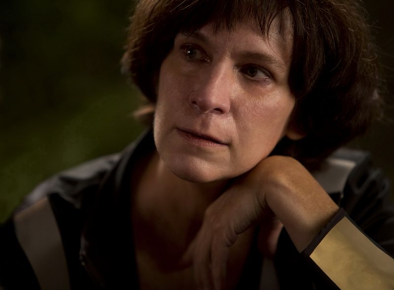 Wiress (Amanda Plummer) aliada de Katniss y Peeta en Los Juegos del Hambr