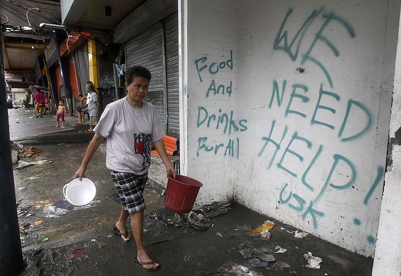 La población necesita comida, agua y medicamentos