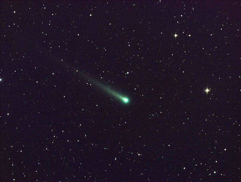 NASA MSFC handout shows Comet ISON in this five-minute exposure taken at NASA's Marshall Space Flight Center