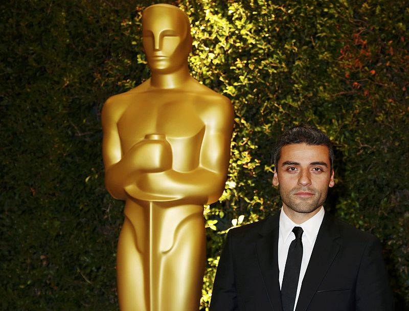 Actor Isaac, star of the film "Inside Llewyn Davis", arrives at the Annual Academy of Motion Picture Arts and Sciences Governors Awards in Hollywood