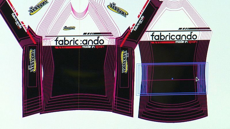 La confección del maillot
