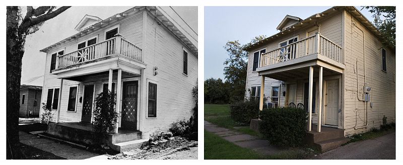 La residencia de Lee Harvey Oswald en Dallas, ayer y hoy