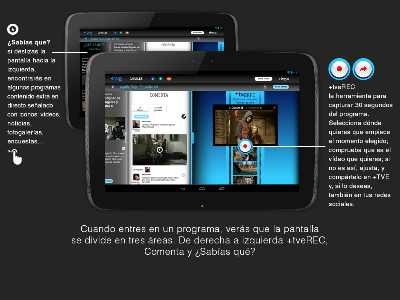 Cómo usar +TVE en tabletas Android - 4