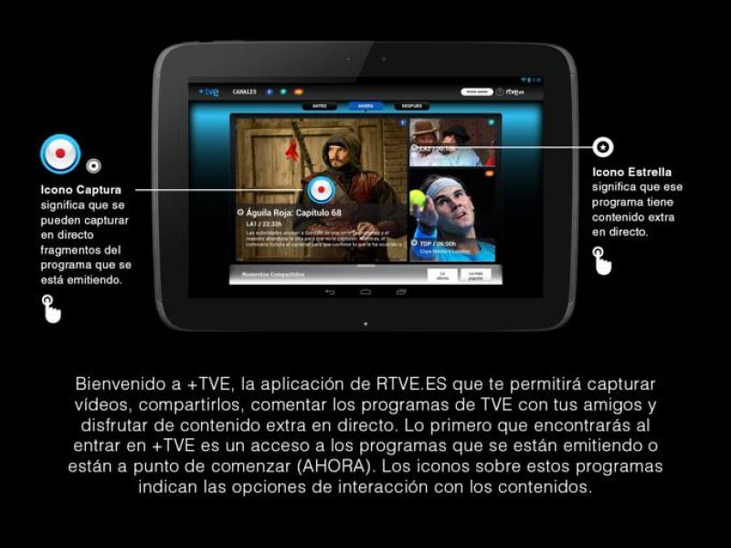 Cómo usar +TVE en tabletas Android - 1