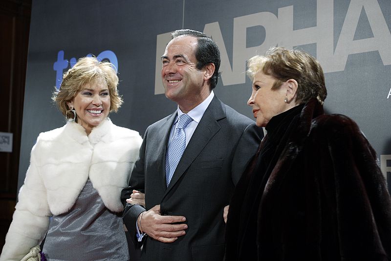 Lina Morgan y José Bono en 2012