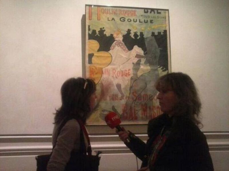Esther García recorre el museo de Toulouse-Lautrec en Albi con Camille Bresson