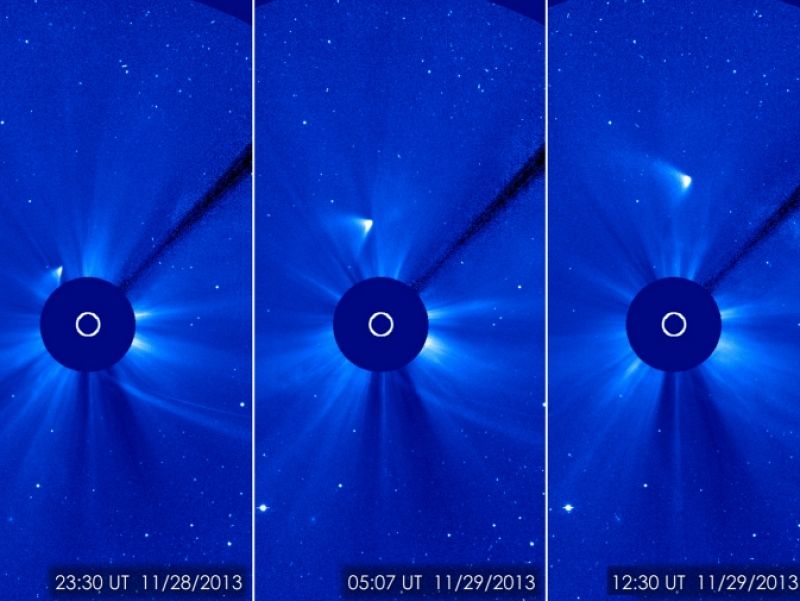 El cometa ISON reaparece tras pasar el perihelio.