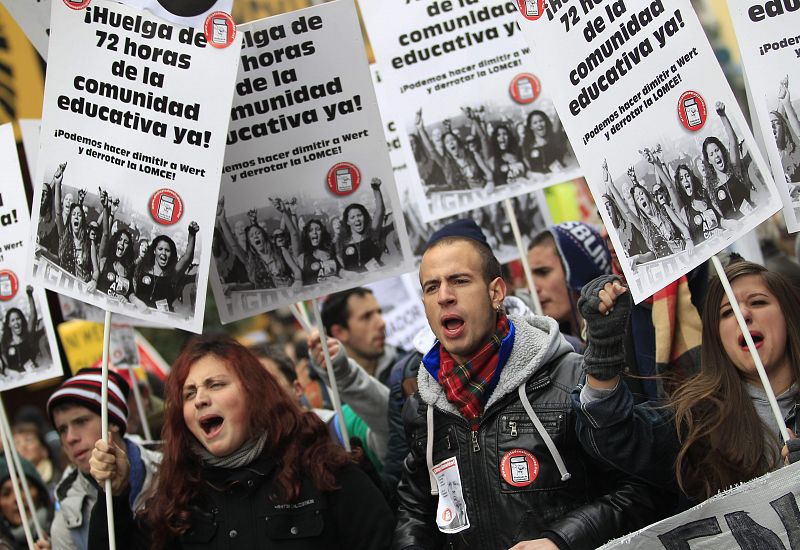 MANIFESTACIÓN CONTRA LA REFORMA EDUCATIVA