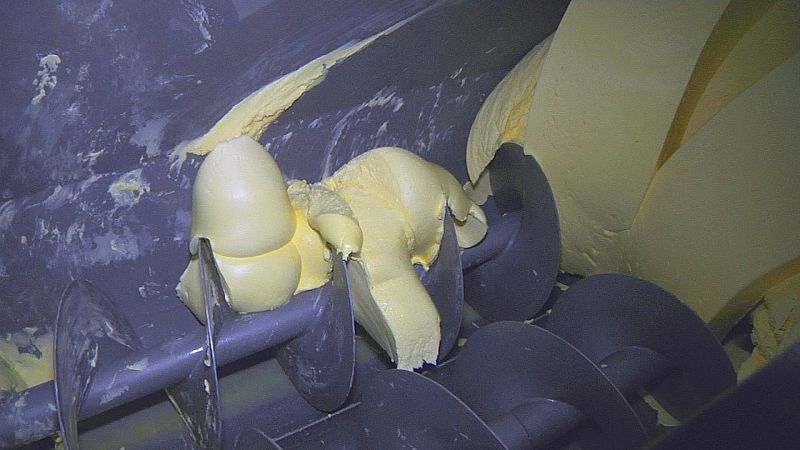 La elaboración de la mantequilla