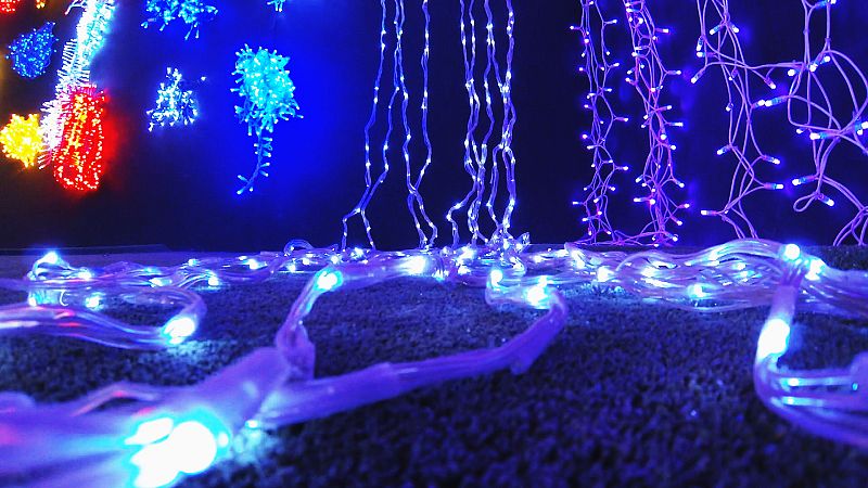 La fabricación de las luces de Navidad