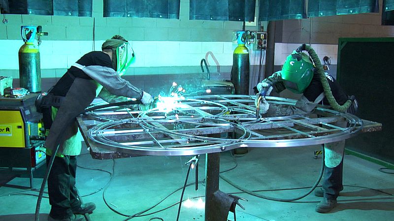 La fabricación de las luces de Navidad