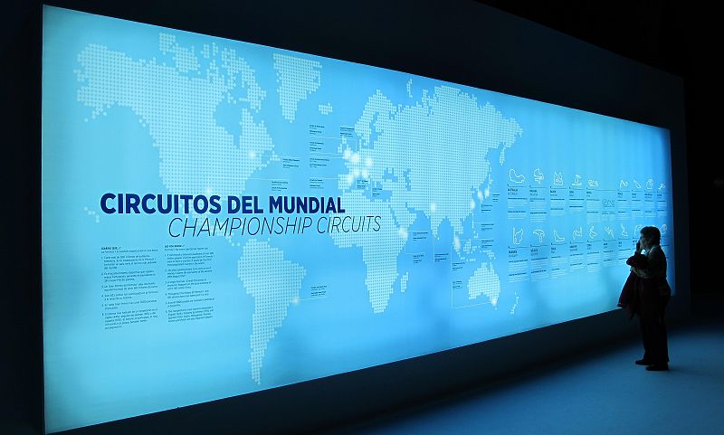 Recorrido por el mapa de los circuitos del Mundial de F1.