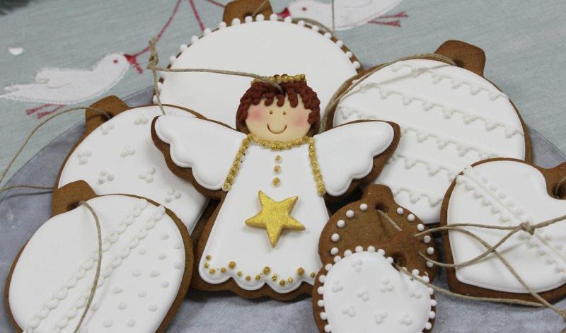 Galletas para colgar en el árbol