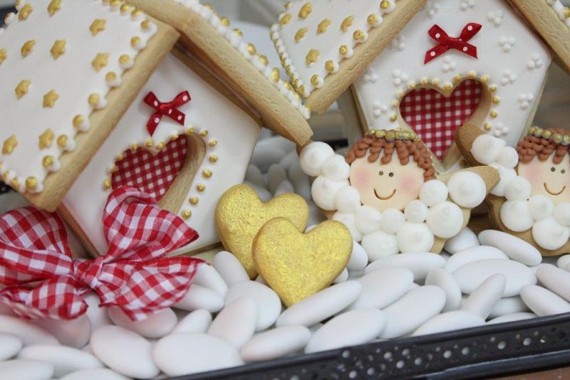 Galletas para colgar en el árbol