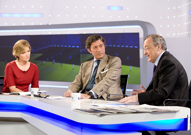 Florentino Pérez, presidente del Real Madrid, entrevistado por María Casado y Jesús Álvarez