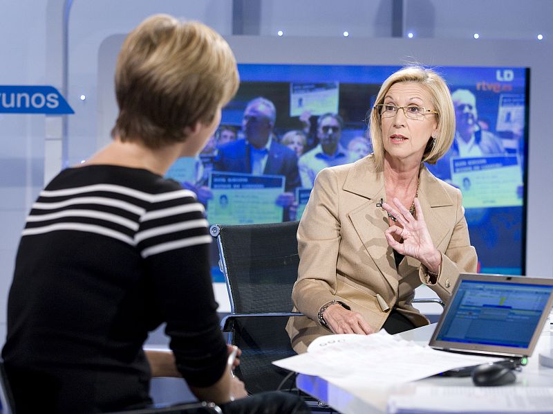 Rosa Díez, entrevistada en 'Los Desayunos de TVE'