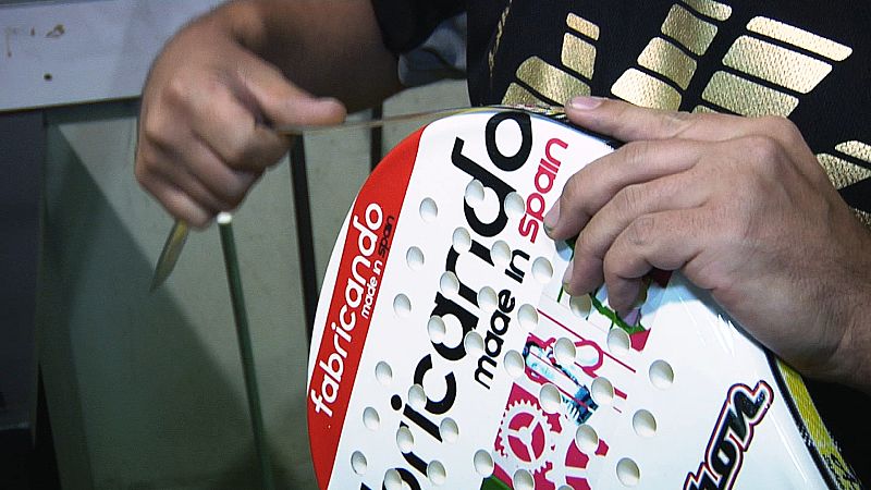 La fabricación de las palas de pádel