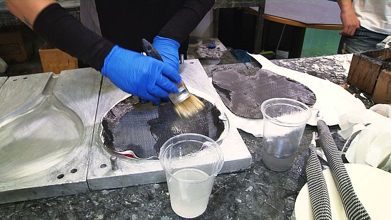 La fabricación de las palas de pádel