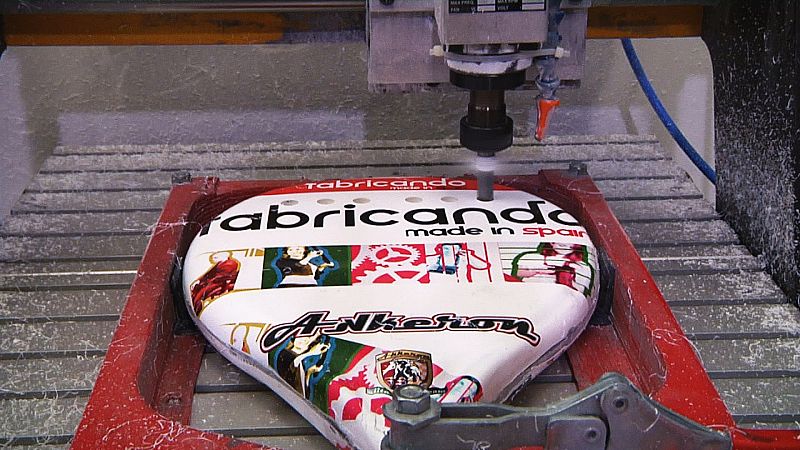 La fabricación de las palas de pádel