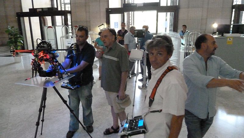 La jornada del octocopter