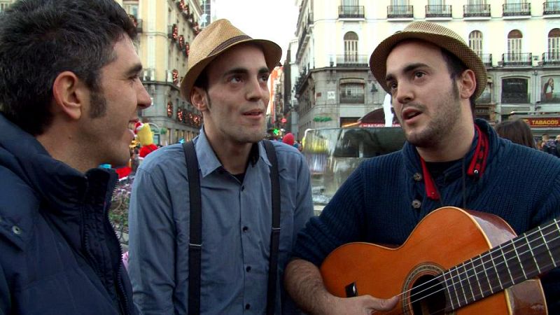 Lolo y Paco, unos músicos callejeros